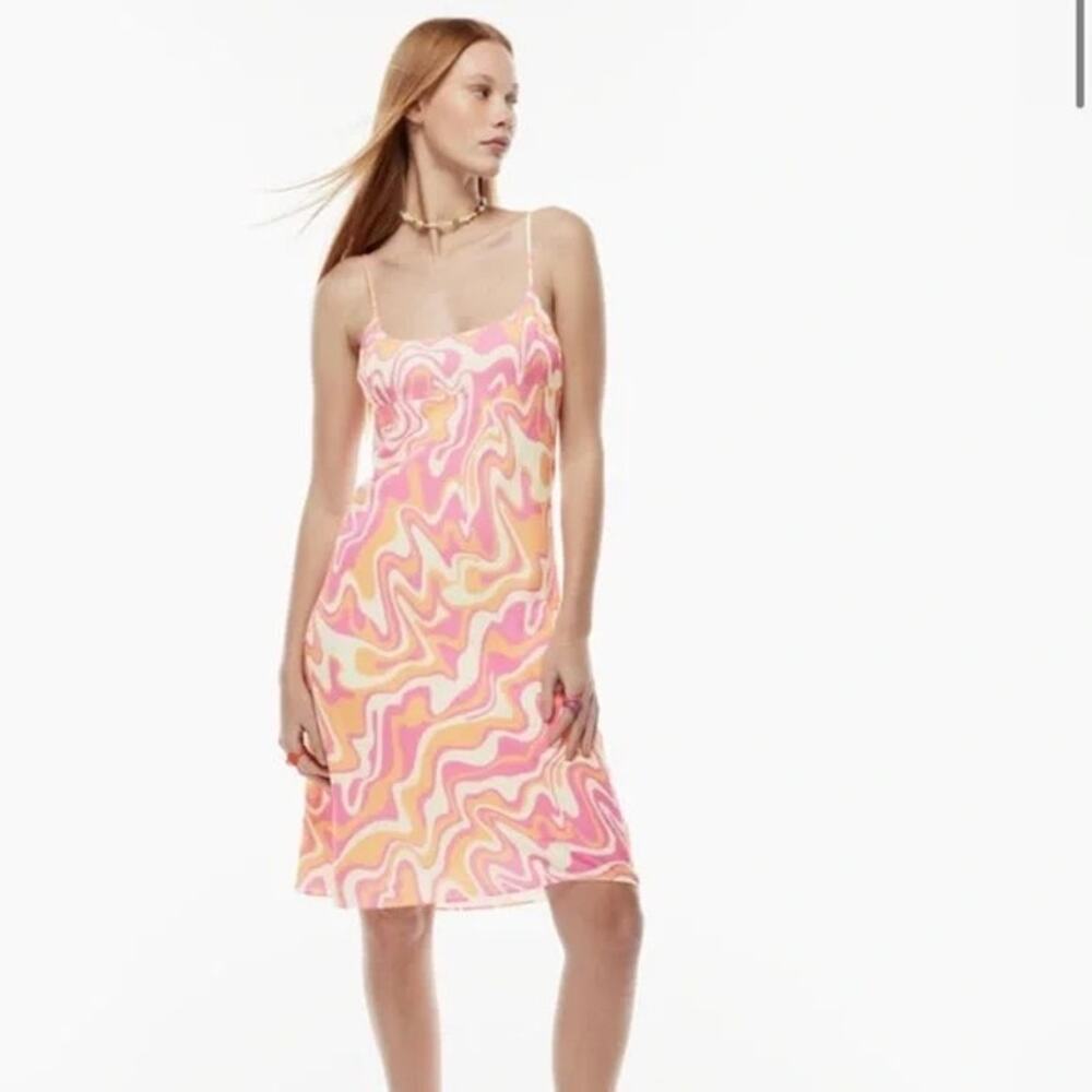 Aritzia Sunday Best Maude Midi Dress | Size L | Sherbert